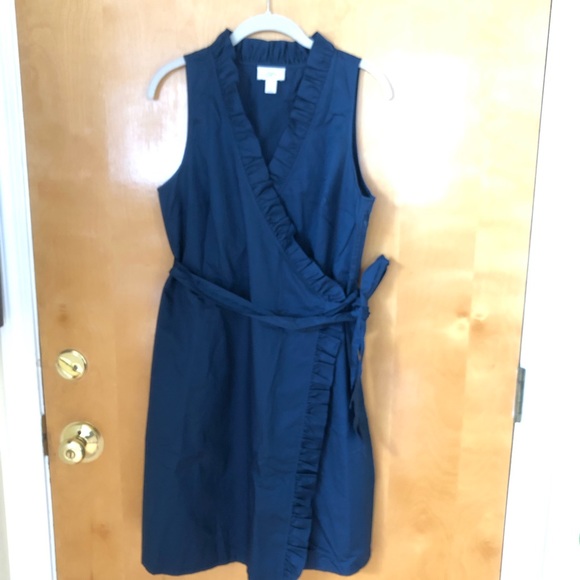 ann taylor loft navy dress